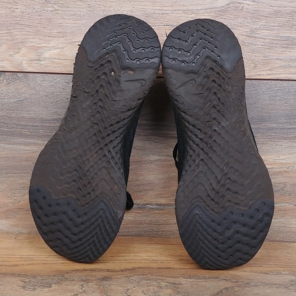 Nike Epic React Flyknit Black Racer Blue - Picture 13 of 13